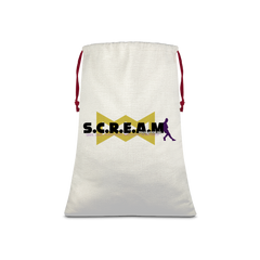 S.C.R.E.A.M. Sublimation Linen Drawstring Sack